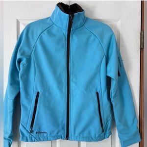 Women blue Columbia jacket